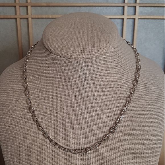 Jewelry - Sterling Silver Cable Chain 18" Made In Italy